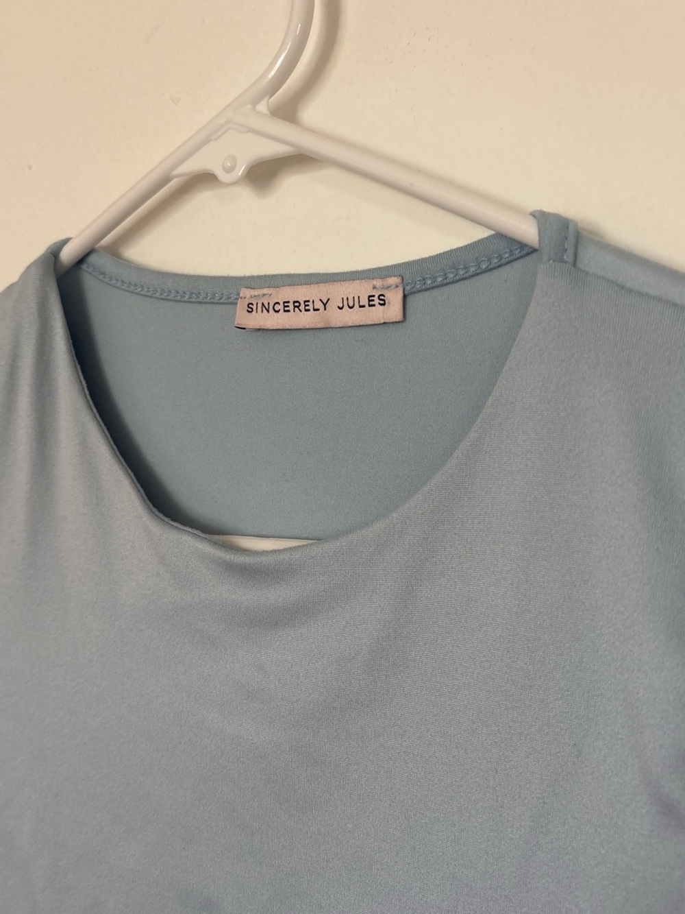 Sincerely Jules Powder Blue Short Sleeve Tee - Picture 2 of 2